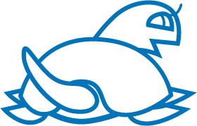 Logo do PostgreSQL com a tartaruga como símbolo